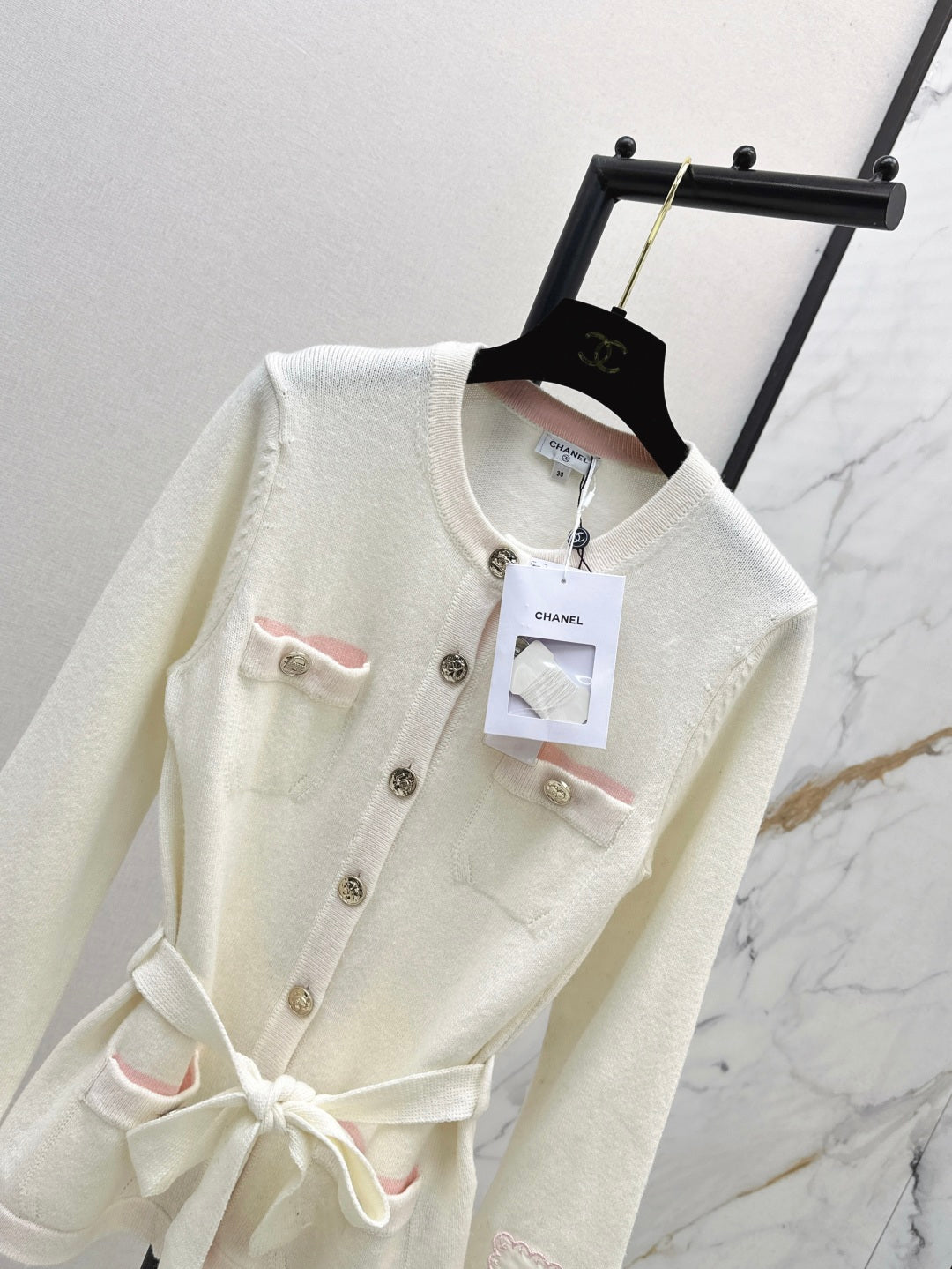 Chan 25fw knitted jacket