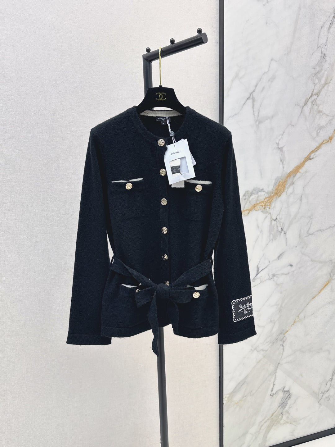 Chan 25fw knitted jacket