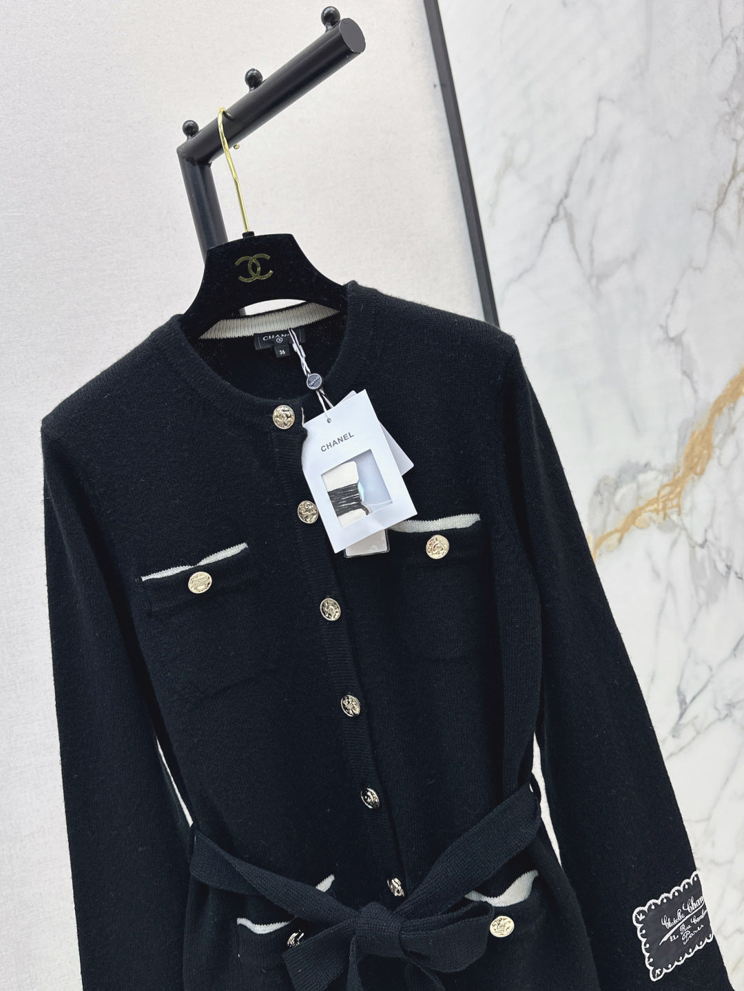 Chan 25fw knitted jacket