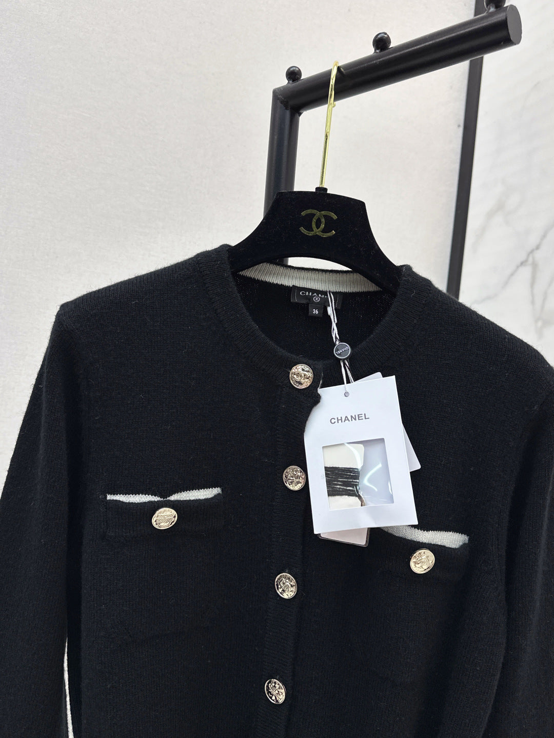 Chan 25fw knitted jacket