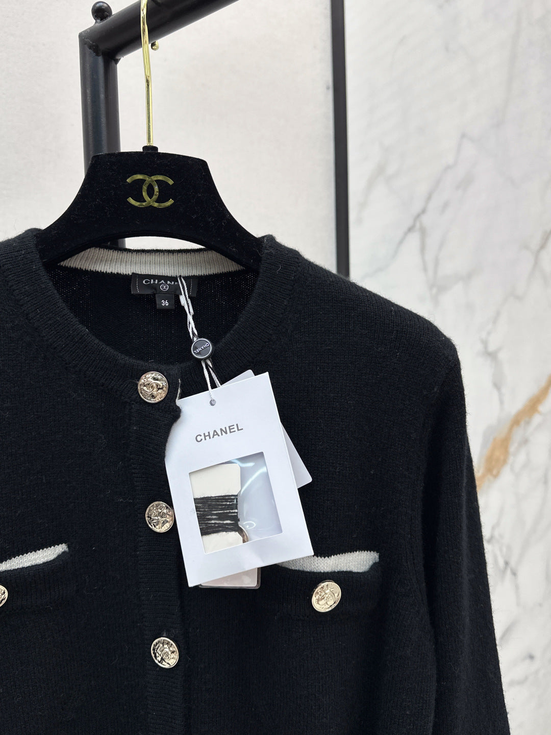 Chan 25fw knitted jacket