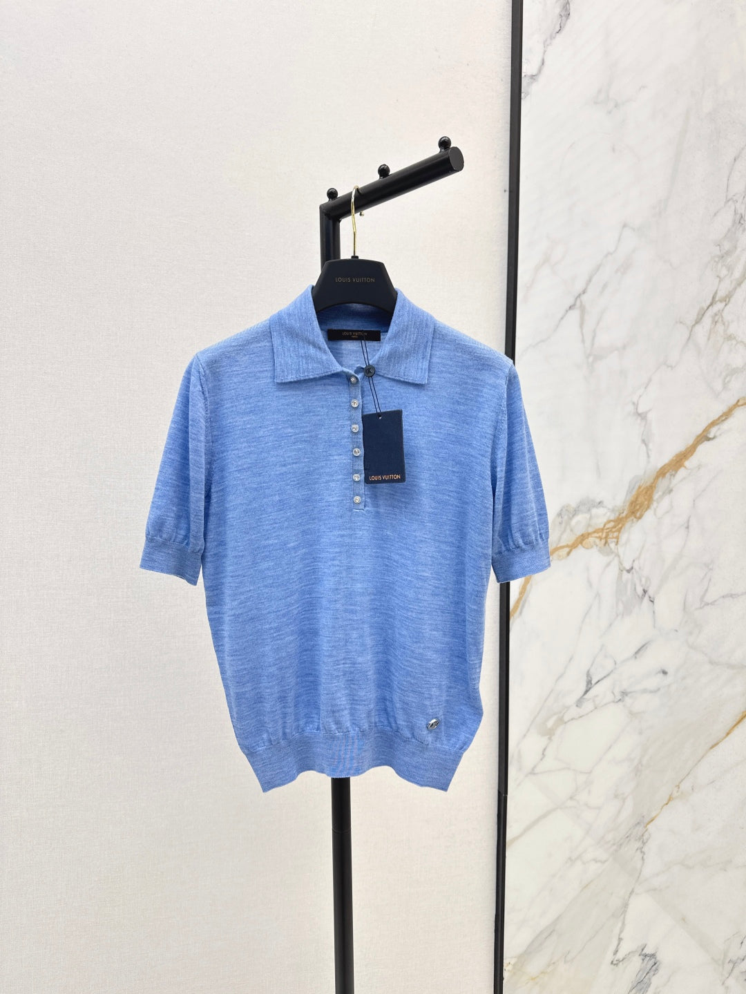 Louis 25ss knitted polo shirt