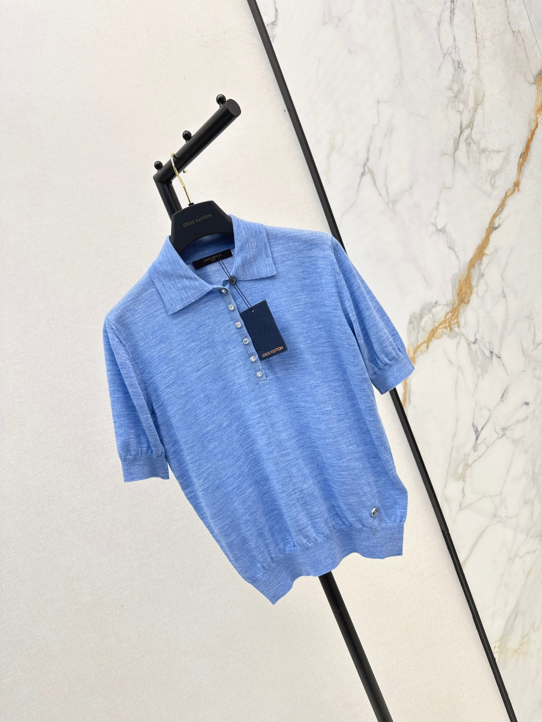 Louis 25ss knitted polo shirt