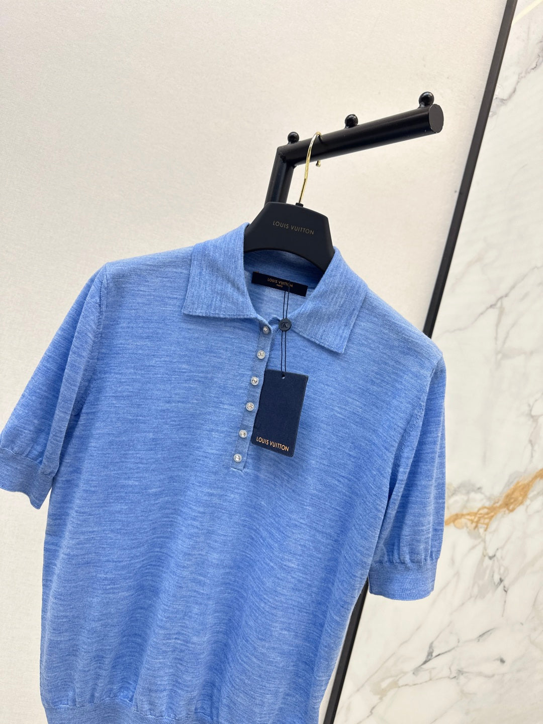 Louis 25ss knitted polo shirt