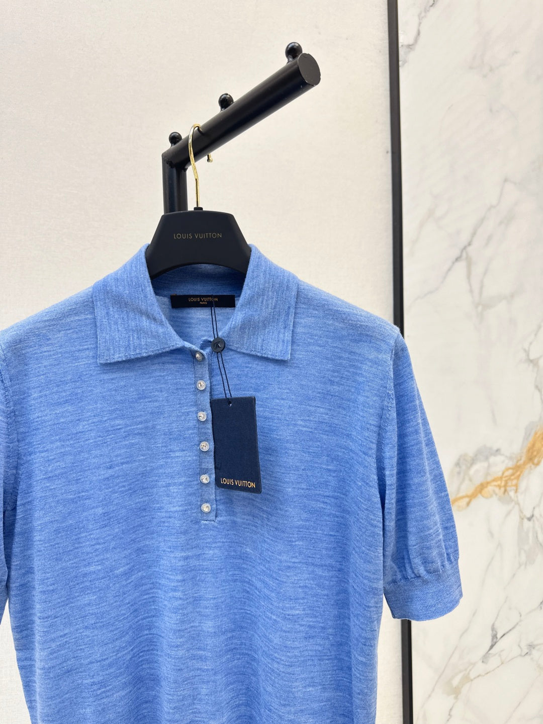 Louis 25ss knitted polo shirt