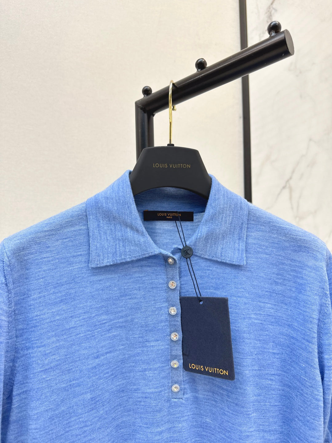 Louis 25ss knitted polo shirt