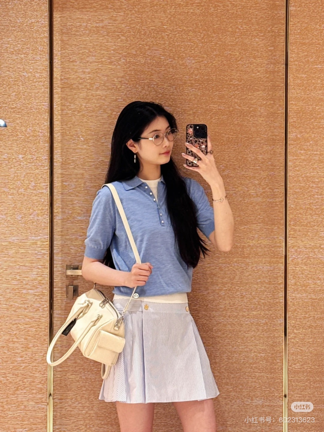 Louis 25ss knitted polo shirt
