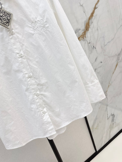 Loe 25ss embroidered shirt