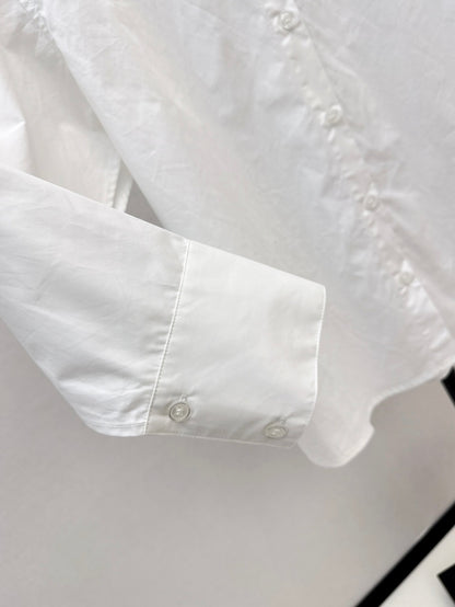 Loe 25ss embroidered shirt