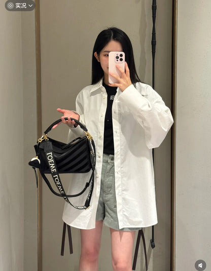 Loe 25ss embroidered shirt