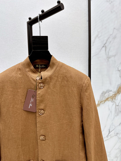 Loro 25fw linen jacket