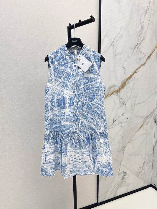 CD 25fw printed dress