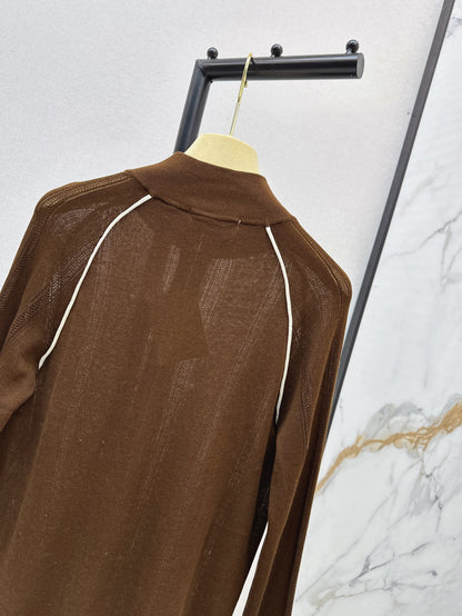 Miu 25fw knitted jacket