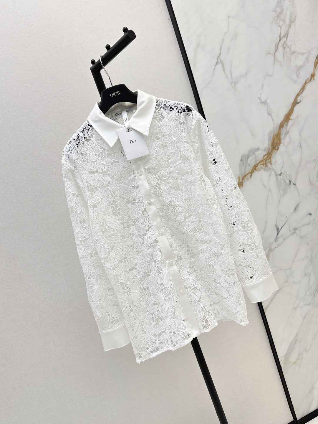 CD 25fw lace shirt