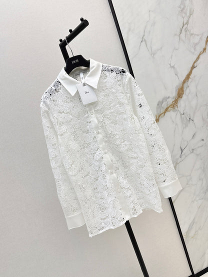 CD 25fw lace shirt