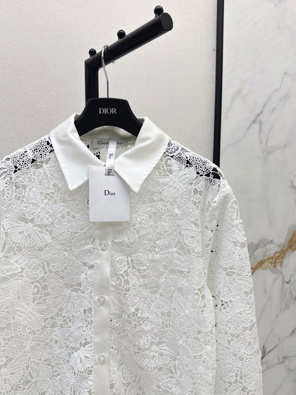 CD 25fw lace shirt