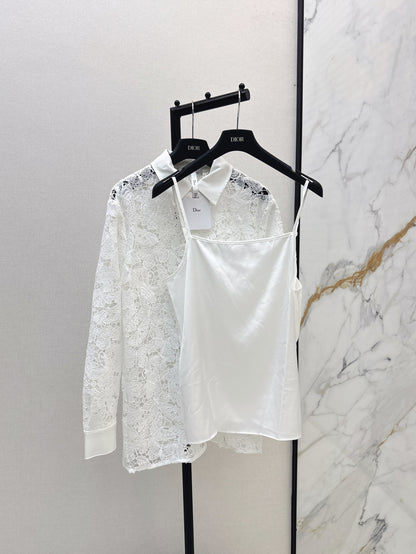 CD 25fw lace shirt
