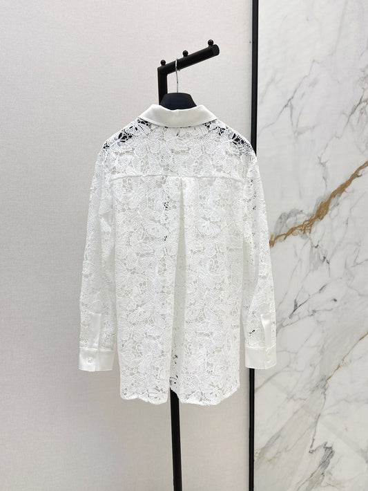 CD 25fw lace shirt