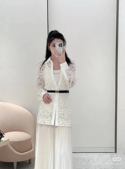 CD 25fw lace shirt