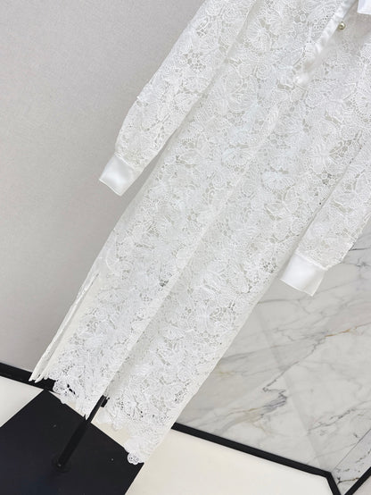 CD 25fw lace shirt dress