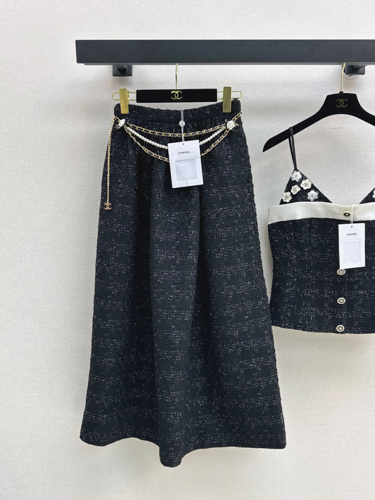 Chan 25fw woven skirt