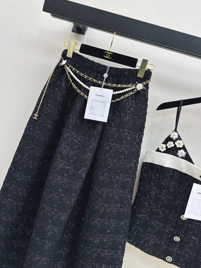 Chan 25fw woven skirt