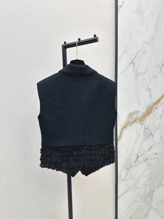 Chan 25fw woven vest