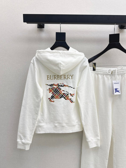 Bur 25fw embroidered tracksuit