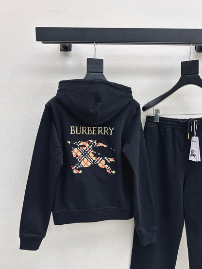 Bur 25fw embroidered tracksuit
