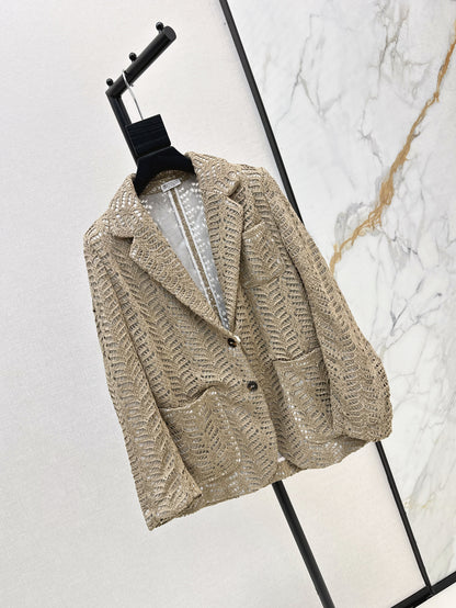 Brune 25fw hollow blazer