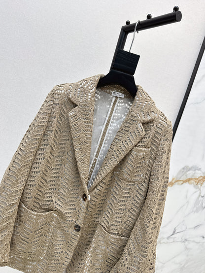 Brune 25fw hollow blazer