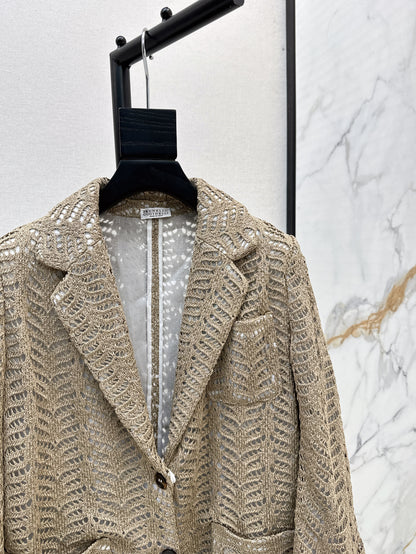 Brune 25fw hollow blazer