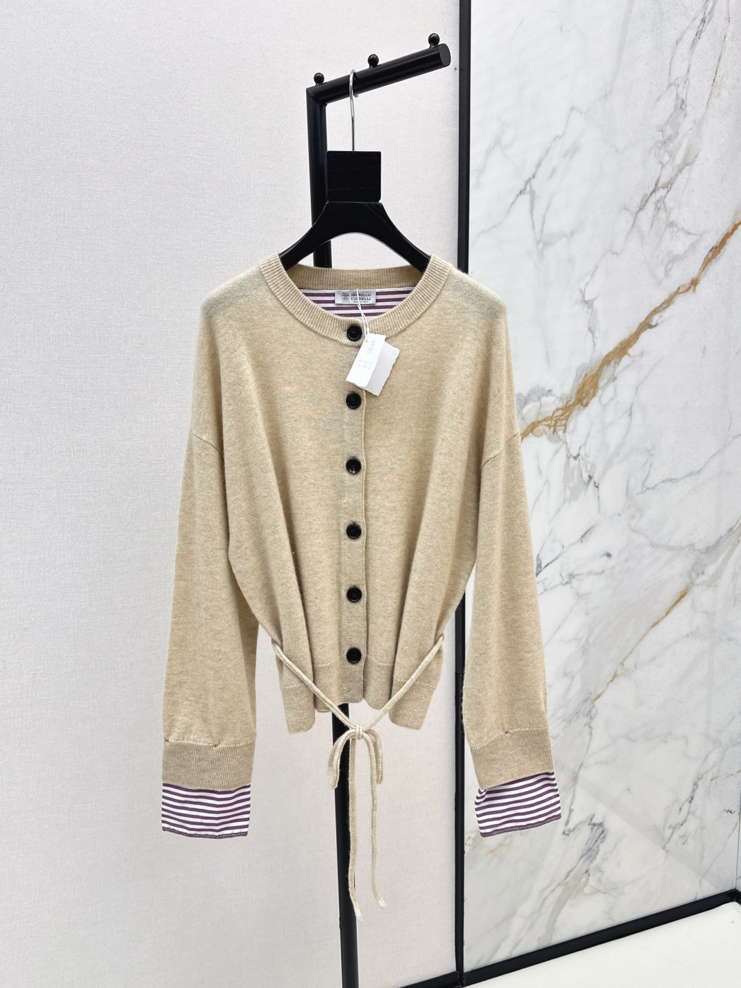 Brune 25fw cashmere cardigan