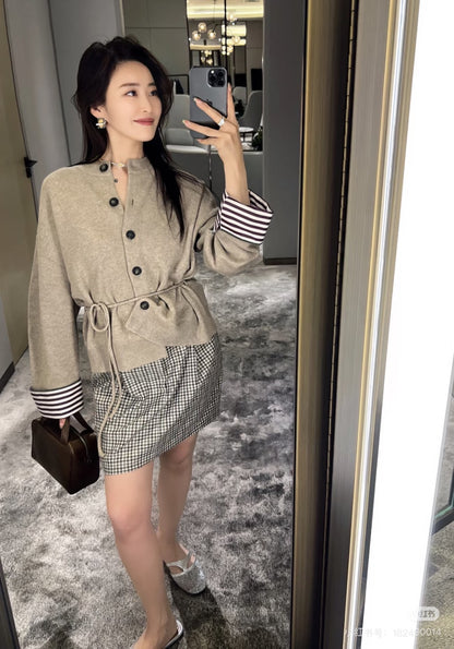 Brune 25fw cashmere cardigan