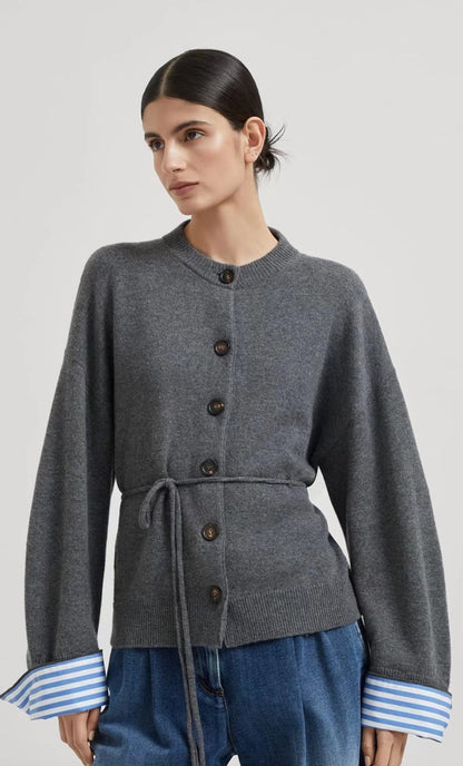 Brune 25fw cashmere cardigan