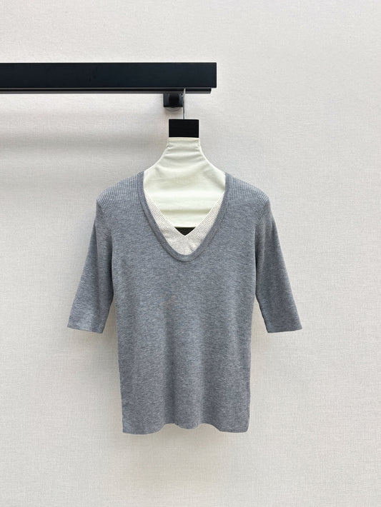 Brune 25fw knitted shirt