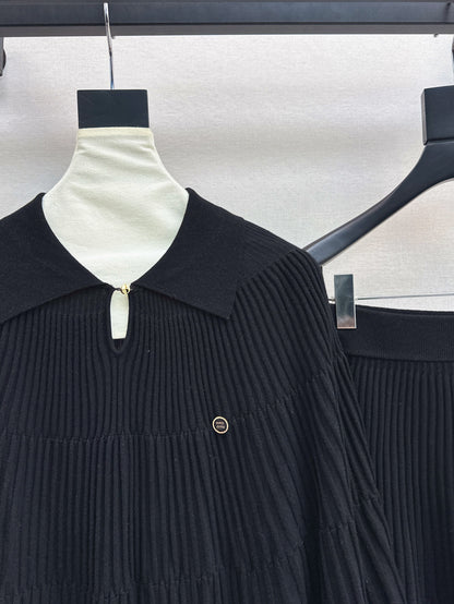 Miu 25fw knitted suit