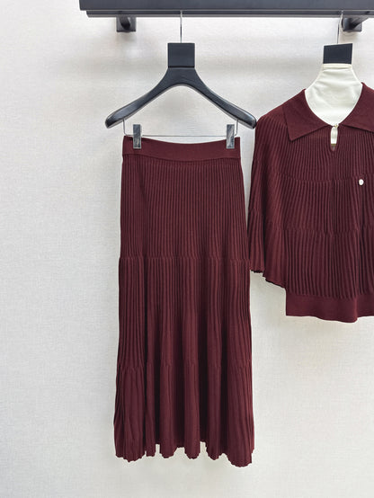 Miu 25fw knitted suit