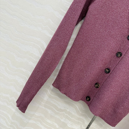 Brune 25fw knitted cardigan vest set