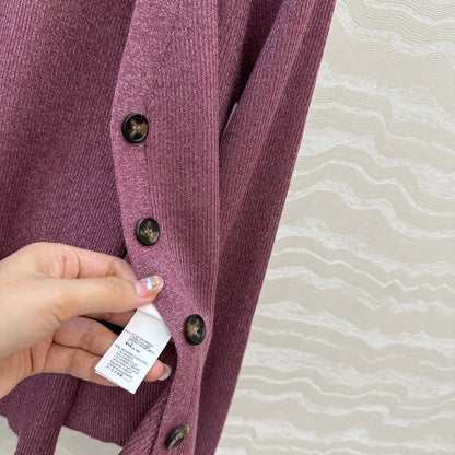 Brune 25fw knitted cardigan vest set