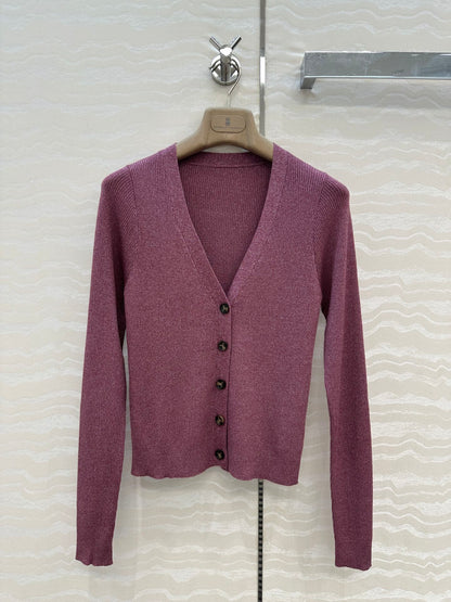 Brune 25fw knitted cardigan vest set