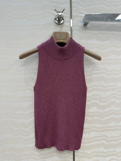 Brune 25fw knitted cardigan vest set