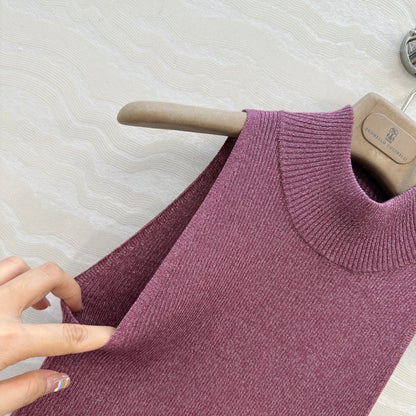 Brune 25fw knitted cardigan vest set