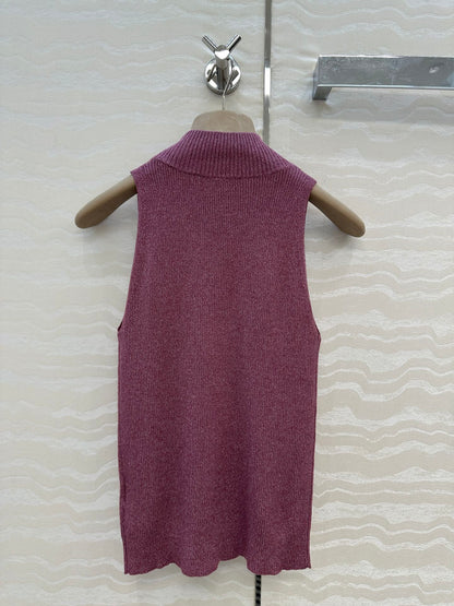 Brune 25fw knitted cardigan vest set