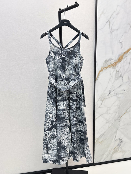 CD 25ss printed dress