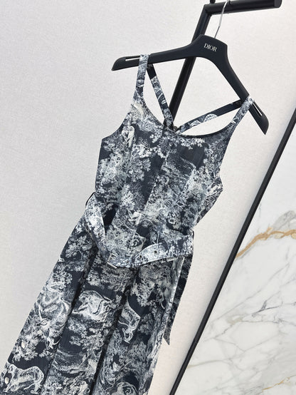 CD 25ss printed dress