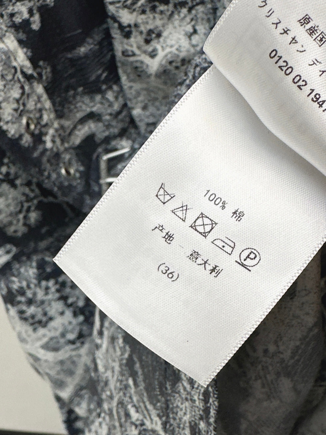 CD 25ss printed dress