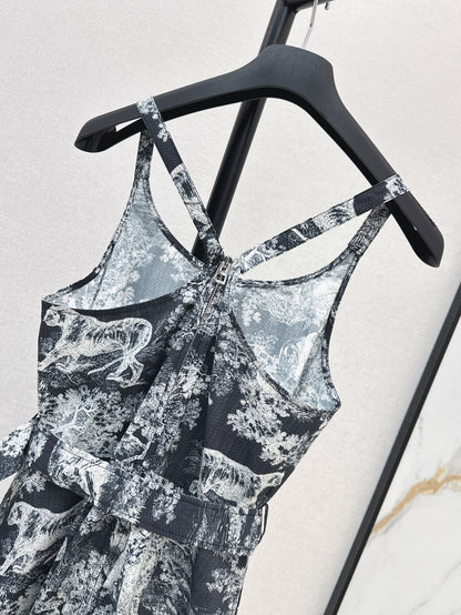 CD 25ss printed dress