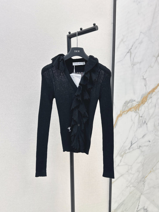 CD 25fw ruffle sweater