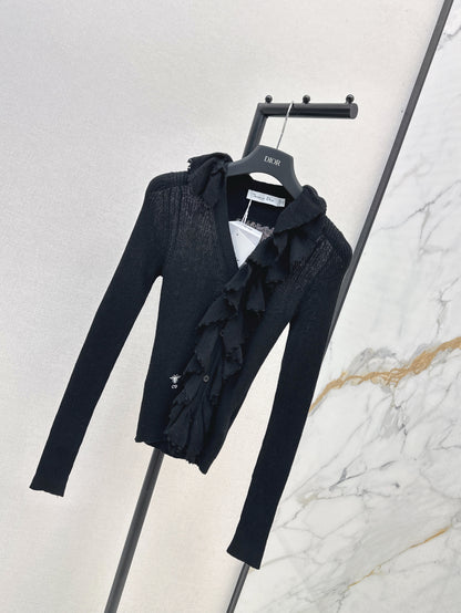 CD 25fw ruffle sweater